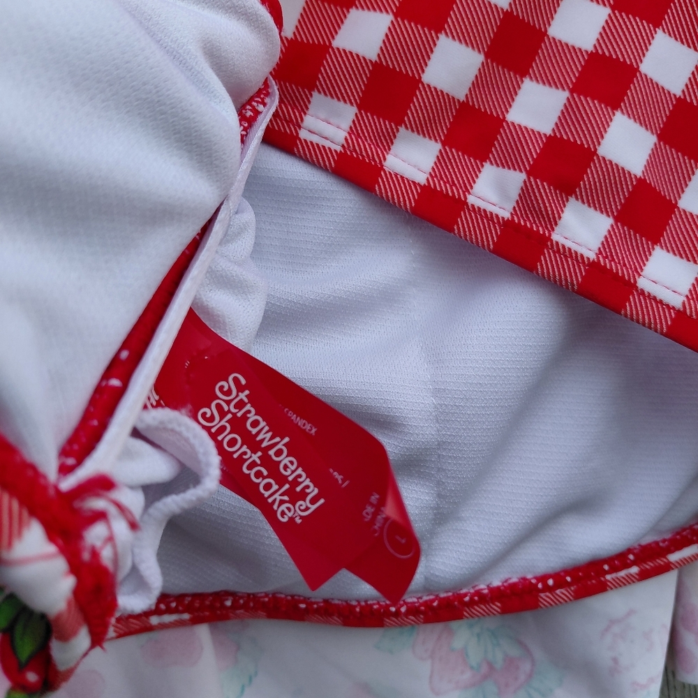 Strawberry Shortcake Ruffled Underwire Cropped Gi… - image 8